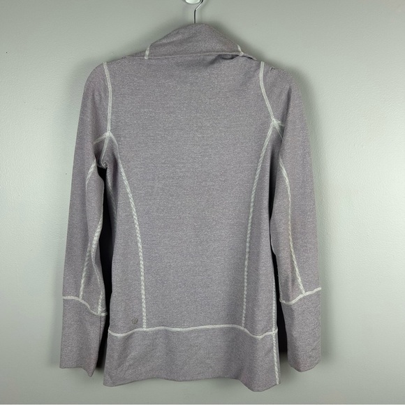 Lululemon Athletica Dewberry Microstripe in Stride Full Zip Jacket Size 4 - Picture 11 of 11